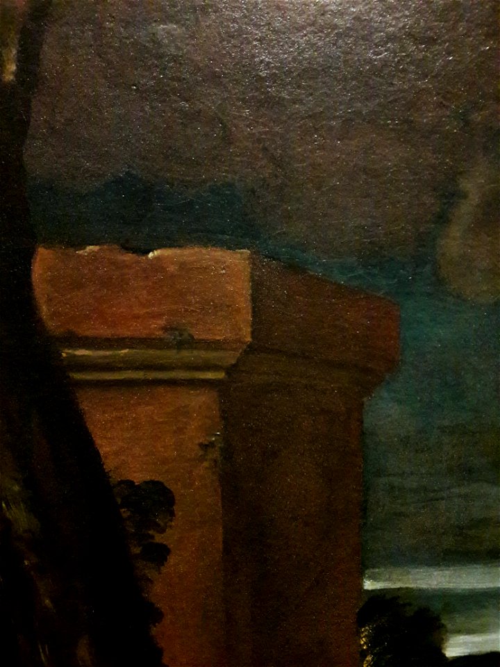 Guercino Saint Francis with an angel (detail) 02