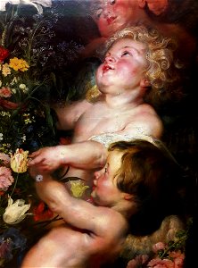 Brueghel Madonna in floral wreath (detail) 06