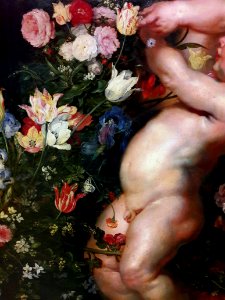 Brueghel Madonna in floral wreath (detail) 07