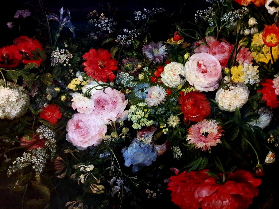 Brueghel Madonna in floral wreath (detail) 04