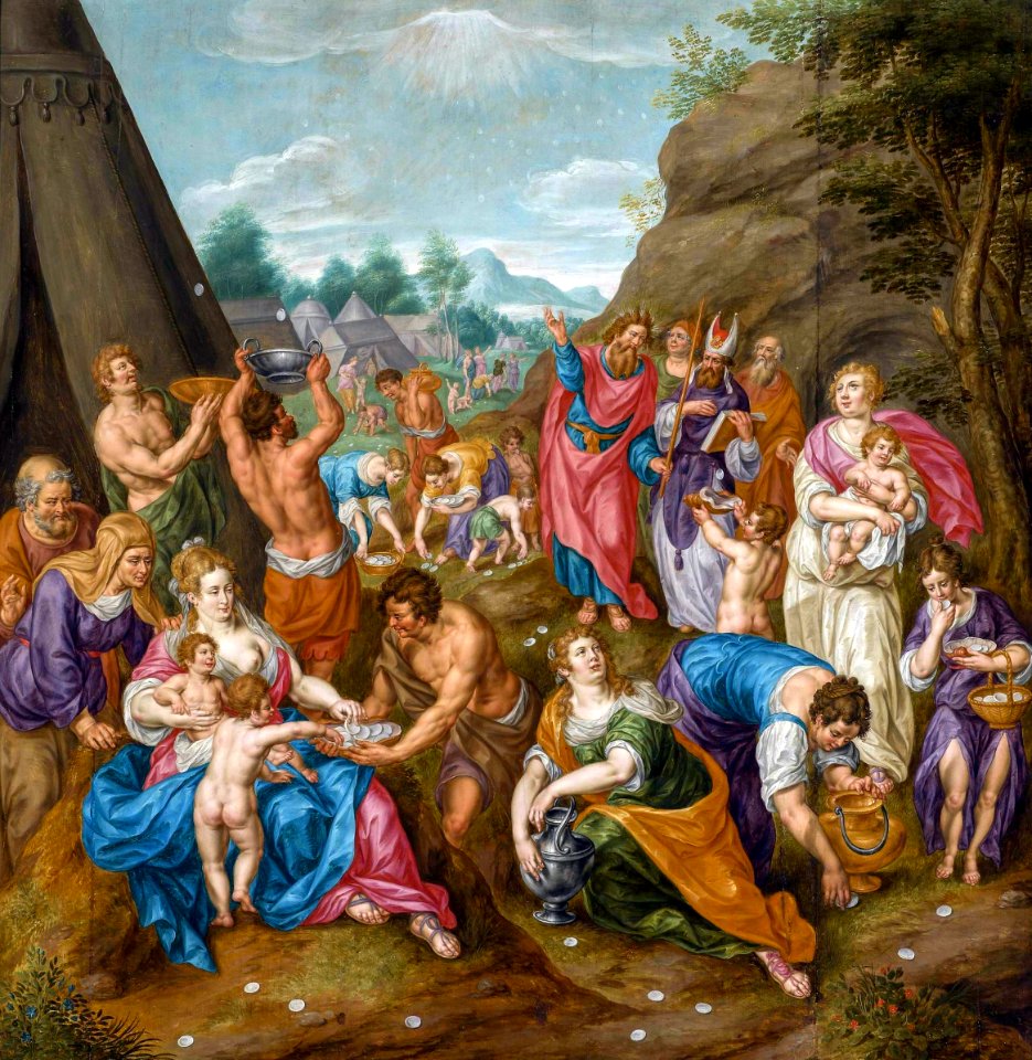 Clerck Israelites gathering Manna