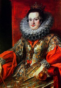Soutman Constance of Austria in coronation robes (detail) 14