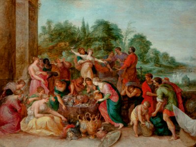 Frans Francken (II) - Achilles Recognized among the Daughters of King Lycomedes