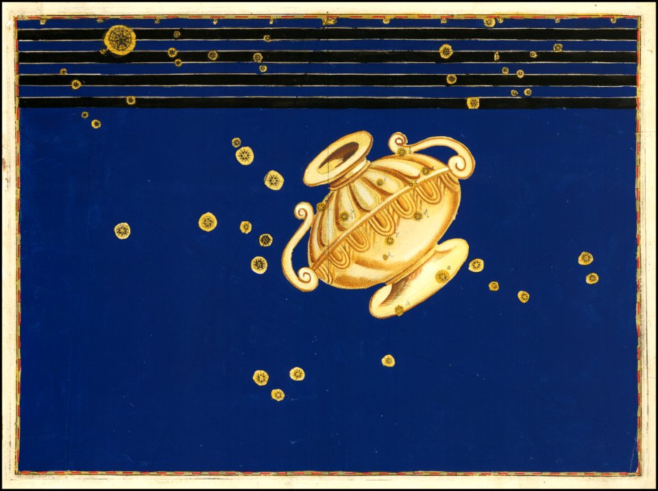 1624 map of the constellation Crater by Johann Bayer