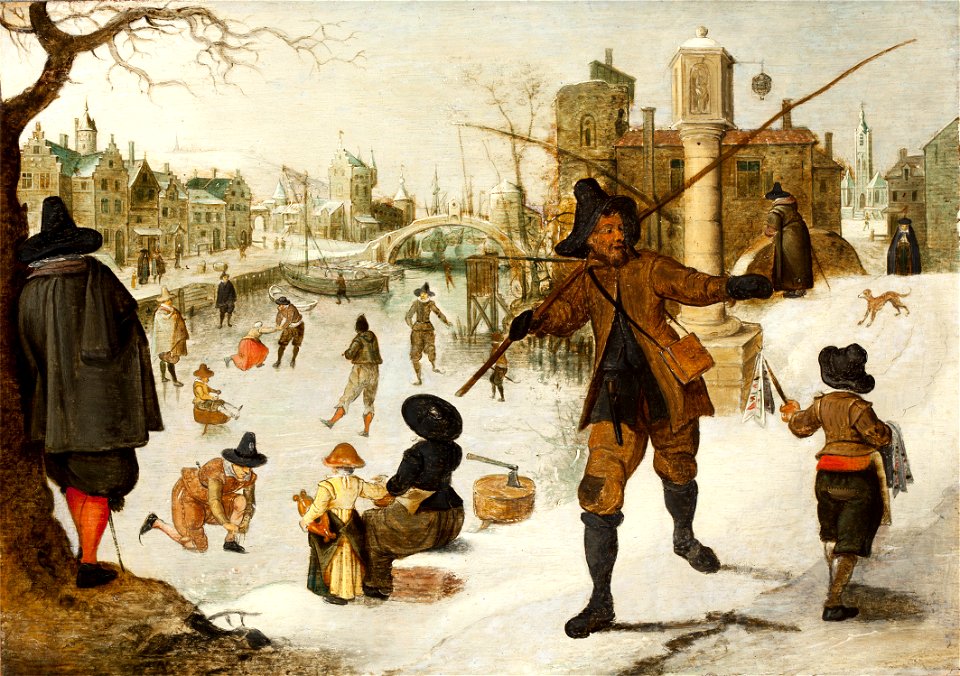 Sebastiaan Vrancx - Town in Winter Time