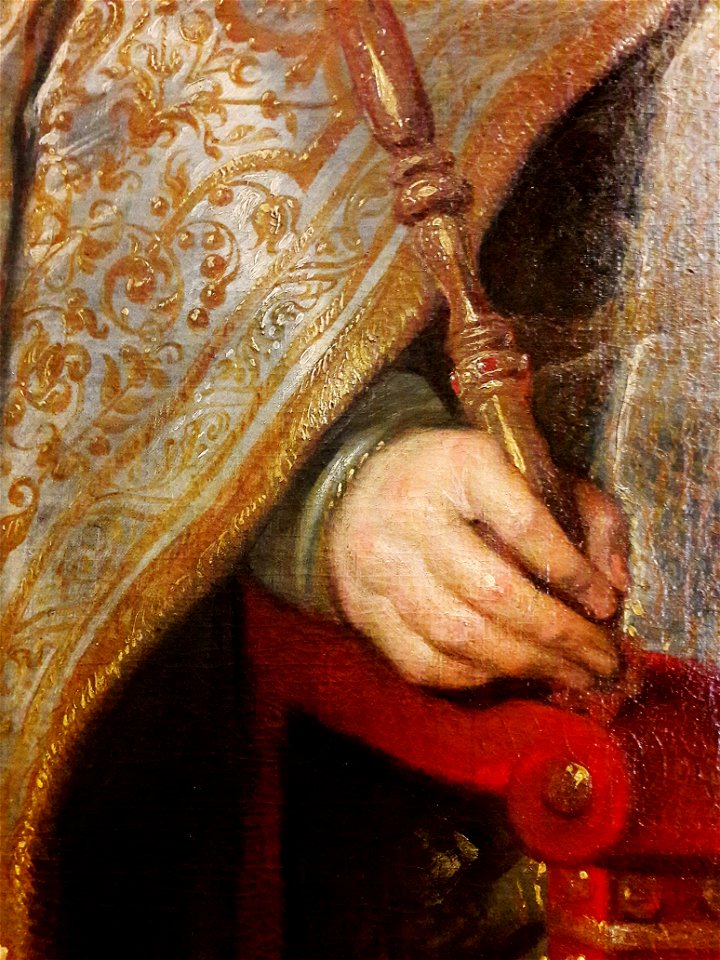 Soutman Sigismund III Vasa in coronation robes (detail) 05