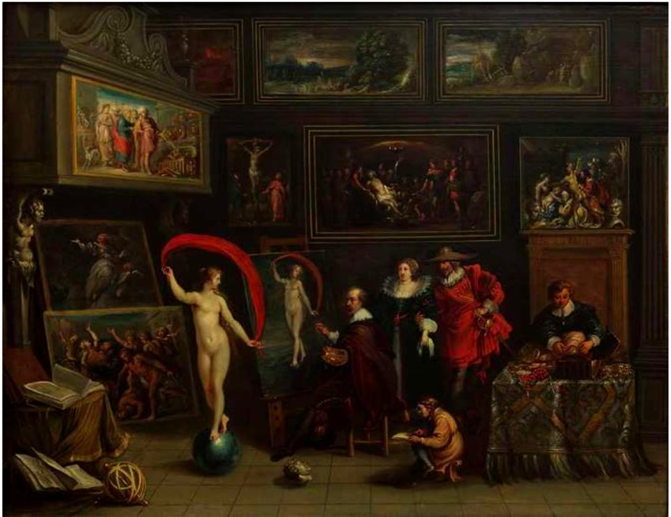Frans Francken (II) - Painter’s cabinet