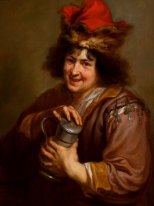 Jan Cossiers - Young man holding a tankard