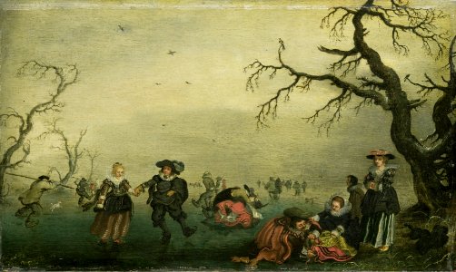 Schaatsenrijders Rijksmuseum SK-A-1768
