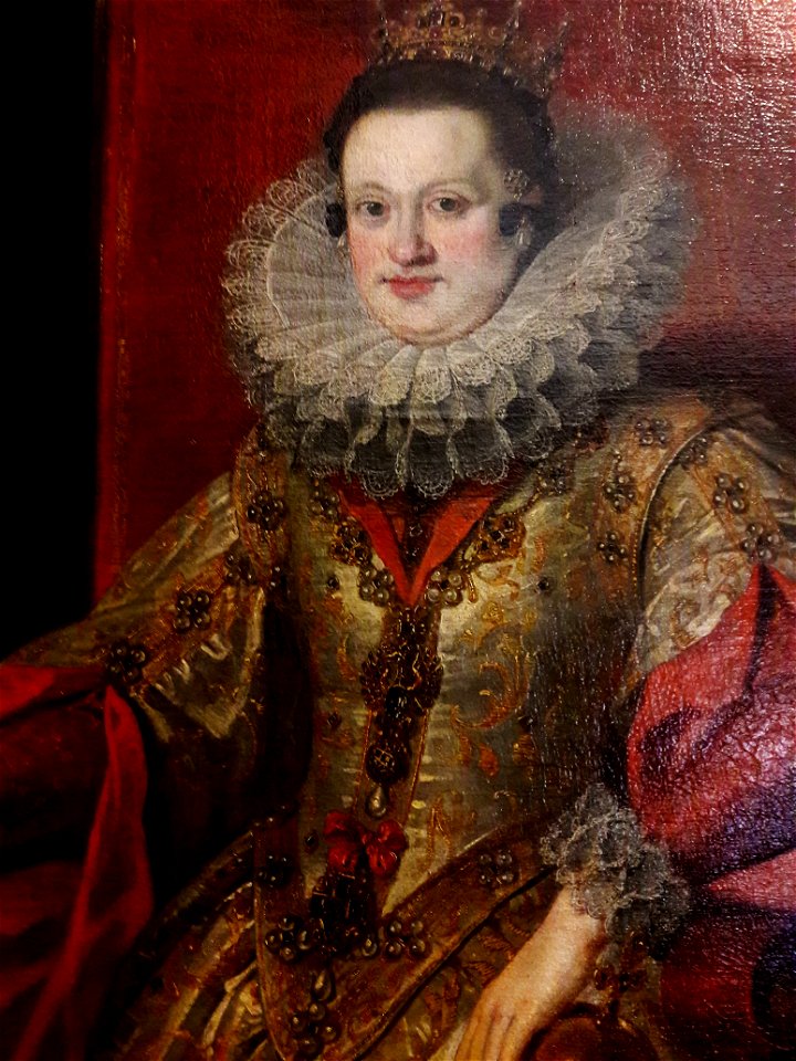Soutman Constance of Austria in coronation robes (detail) 02