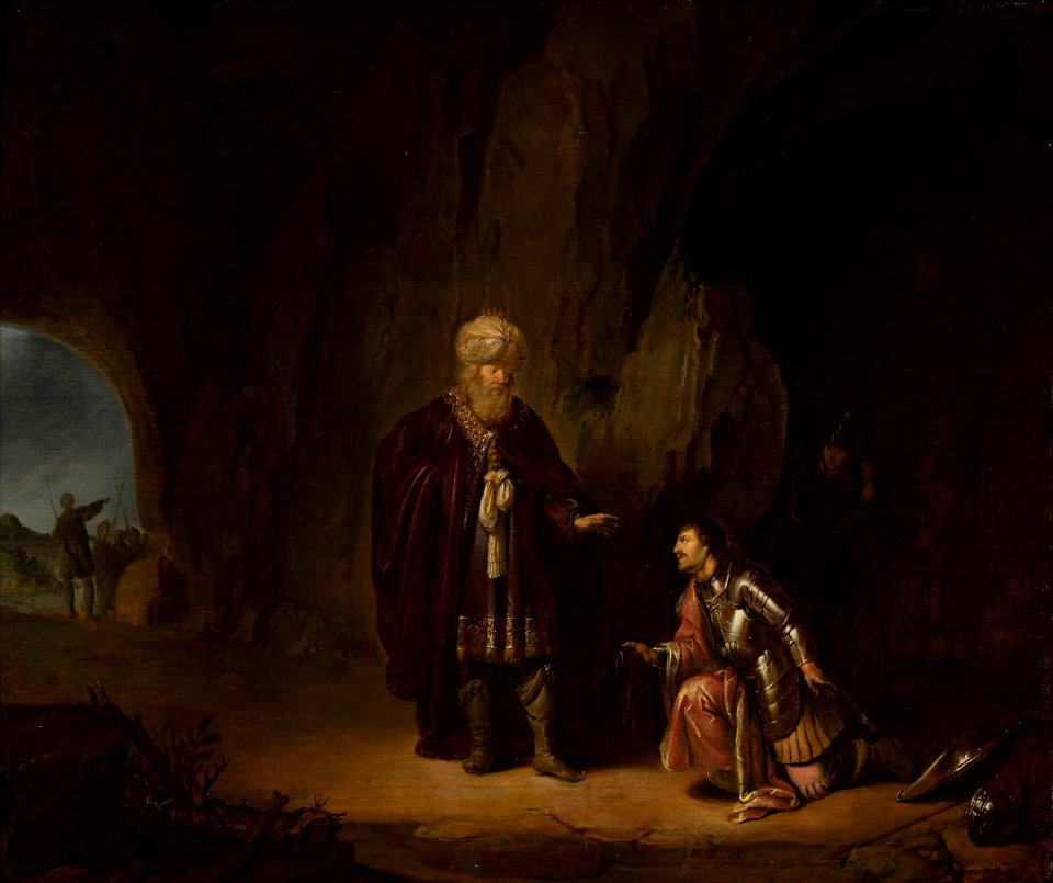 Poorter Saul and David in the cave of En-Gedi