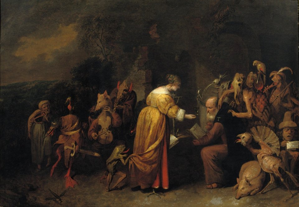 David Rijckaert (III) - The Temptation of Saint Anthony