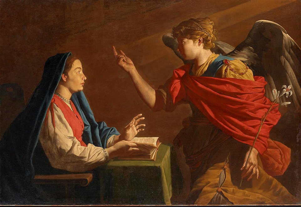 Matthias Stom - The annunciation