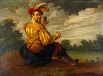 Joost Cornelisz. Droochsloot Selfportrait