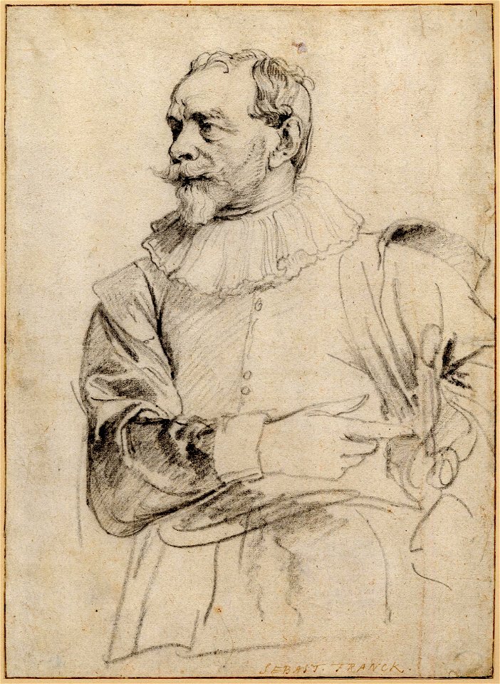 Anthony van Dyck - Portrait of Sebastiaan Vrancx
