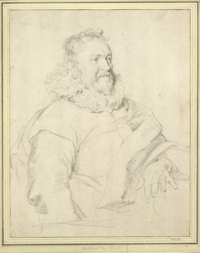 Anthony van Dyck - Portrait of Jan van Ravesteyn