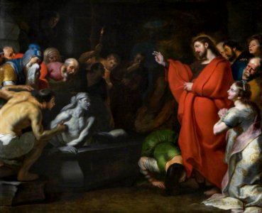 Cornelis de Vos - The Raising of Lazarus. Free illustration for personal and commercial use.