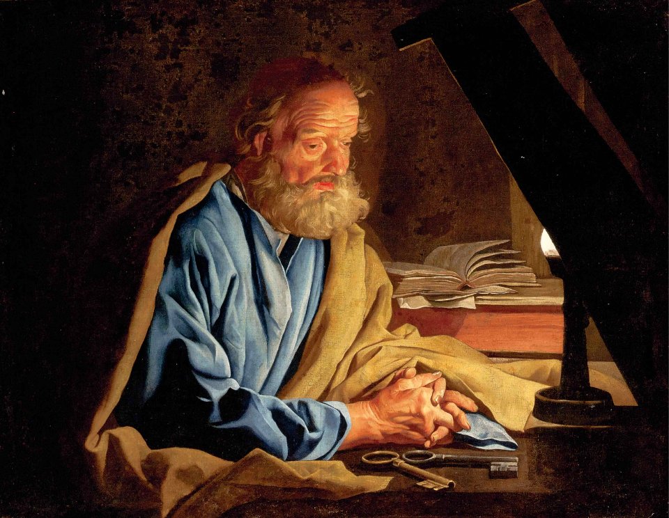 Matthias Stom - Saint Peter in jail