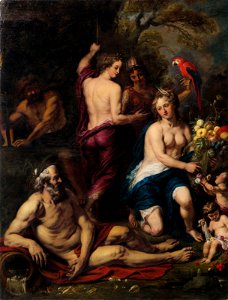 Jan van den Hoecke and Adriaen van Utrecht - Allegory of the Four Elements