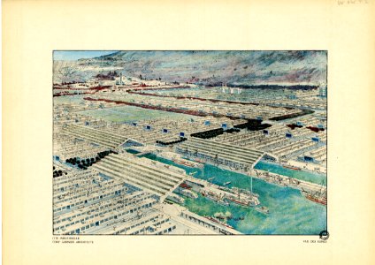 163. Vue des usines, perspective