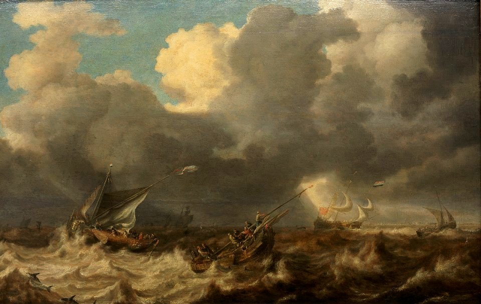 Bonaventura Peeters - Stormy sea