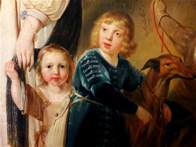 Grebber Family portrait in a landscape (detail) 04