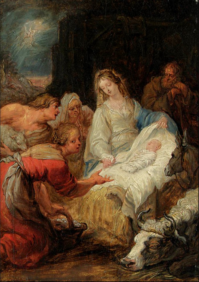 Simon de Vos - Adoration of the shepherds