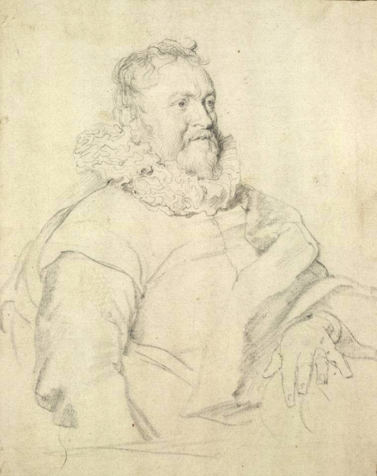 Anthony van Dyck - Portrait of Jan van Ravesteyn (2)