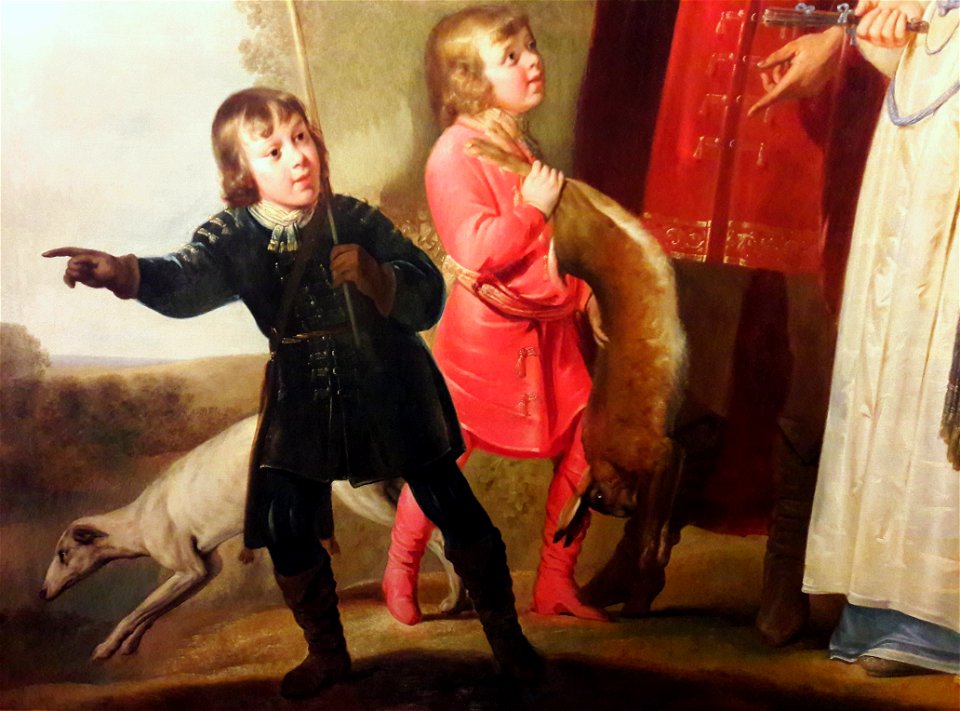 Grebber Family portrait in a landscape (detail) 01