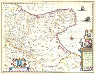 1630 Blaeu Map of Capitanata ( Foggia ), Italy - Geographicus - Capitanata-blaeu-1630