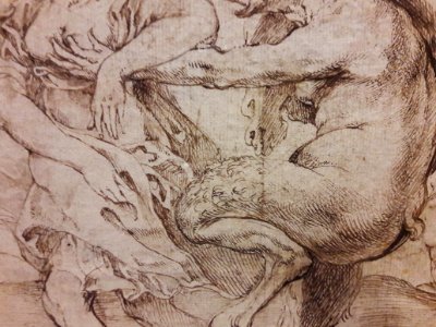 Rubens Satyrs chasing nymphs (detail) 02
