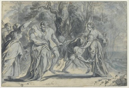 Jan Thomas – Pastoral scene with dancing couples
