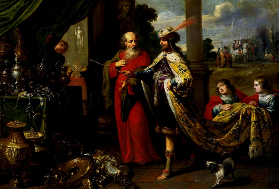 Hoecke Croesus showing his treasures