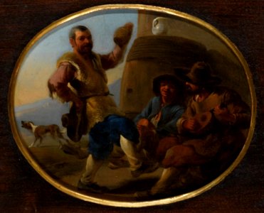 Jan Miel - Group of peasants dancing and playing music