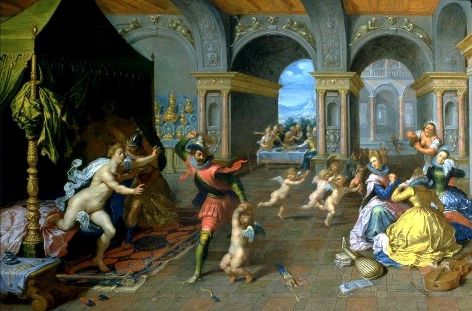 Simon de Vos - Chastisement of Cupid