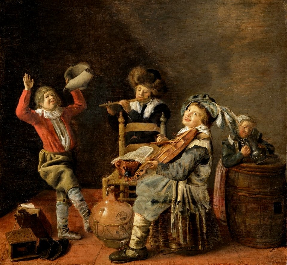 Molenaer Children making music