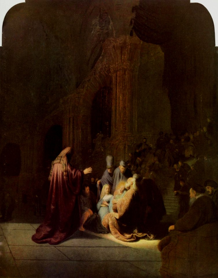 Rembrandt Presentation in the Temple
