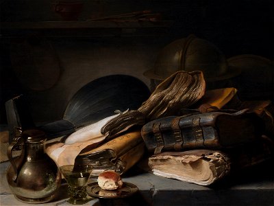 Stilleven met boeken Rijksmuseum SK-A-4090FXD