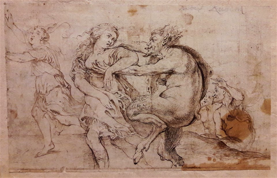 Rubens Satyrs chasing nymphs