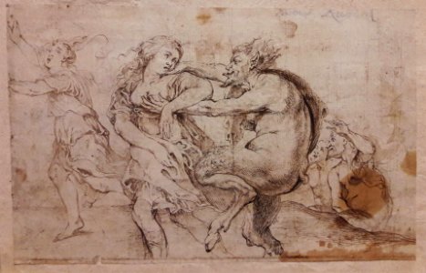 Rubens Satyrs chasing nymphs