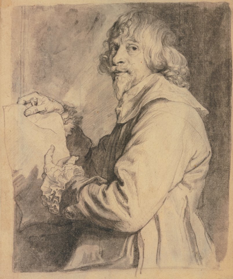 Anthony van Dyck - Portrait of Hendrik van Steenwijck (II) (cropped)