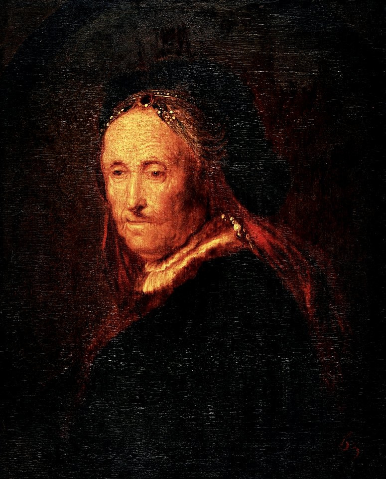 Anonymous Old woman in Oriental costume