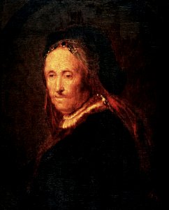 Anonymous Old woman in Oriental costume