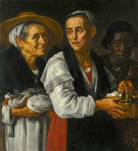 Justus Sustermans (Workshop) - Group Portrait of Domenica delle Cascine, la Cecca di Pratolino and Pietro Moro