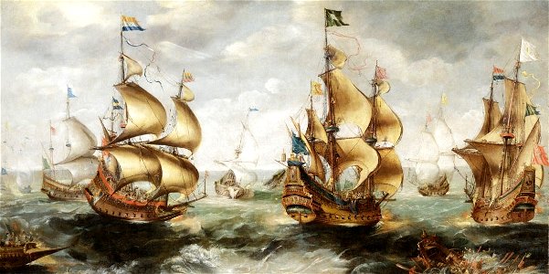 Eertvelt Ships at sea