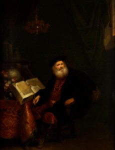 Monogrammist IS Scholar in his study