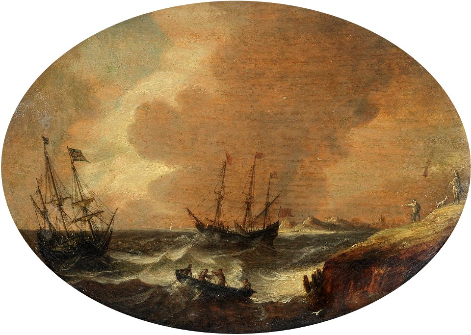 Bonaventura Peeters the Elder - English shipping in choppy seas