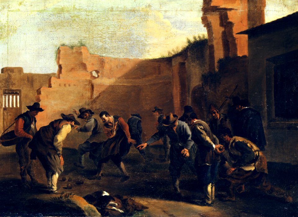 Jan Miel - The bocce players