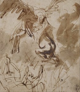 Rembrandt Harmensz. van Rijn - The Rape of Ganymede - Google Art Project. Free illustration for personal and commercial use.