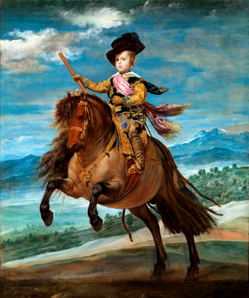 Principe baltasar carlos caballo Velazquez lou